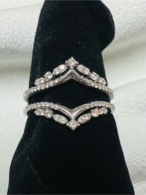Kay Jewelers 14kt White Gold Diamond Enhancer with Pavé Accents